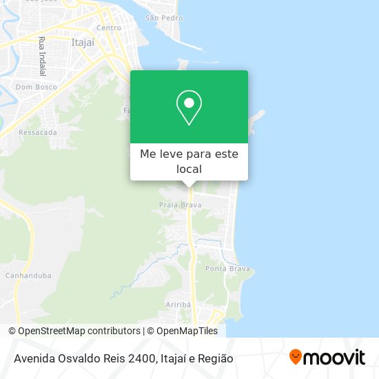 Avenida Osvaldo Reis 2400 mapa