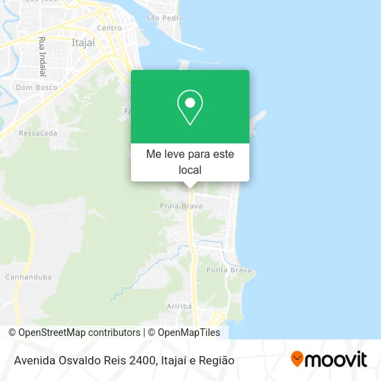 Avenida Osvaldo Reis 2400 mapa