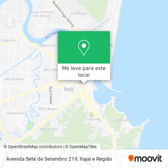 Avenida Sete de Setembro 219 mapa