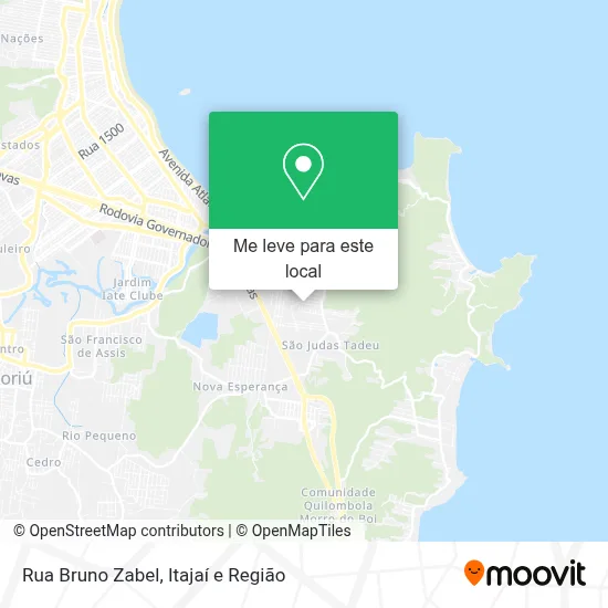 Rua Bruno Zabel mapa
