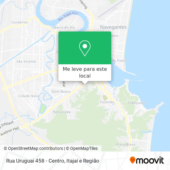 Rua Uruguai 458 - Centro mapa
