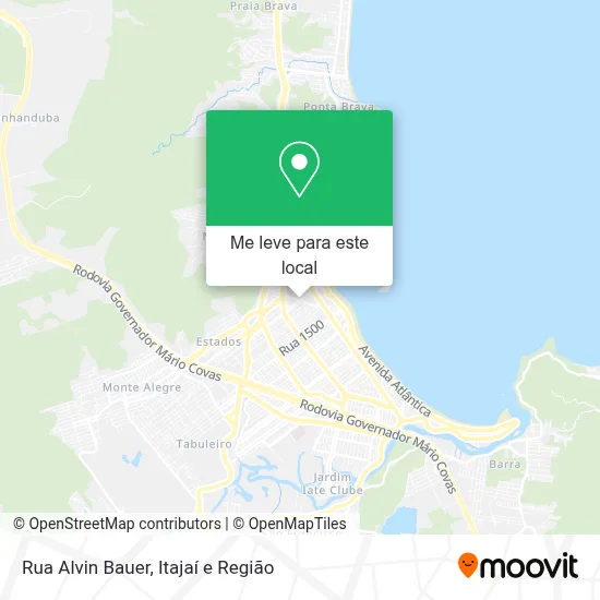 Rua Alvin Bauer mapa