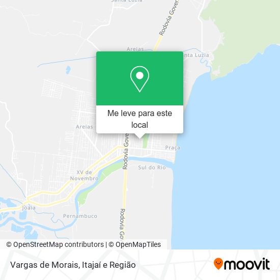 Vargas de Morais mapa
