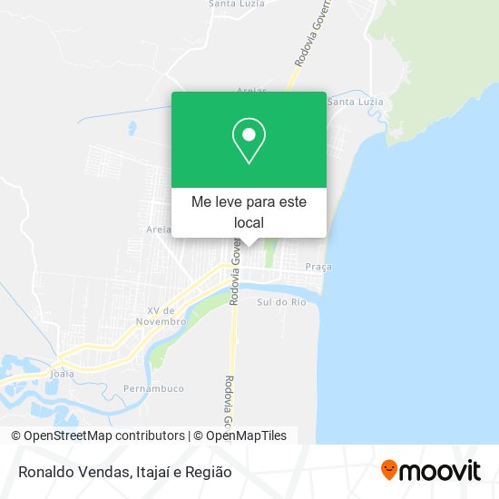 Ronaldo Vendas mapa
