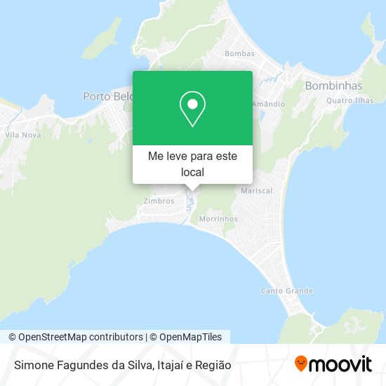 Simone Fagundes da Silva mapa