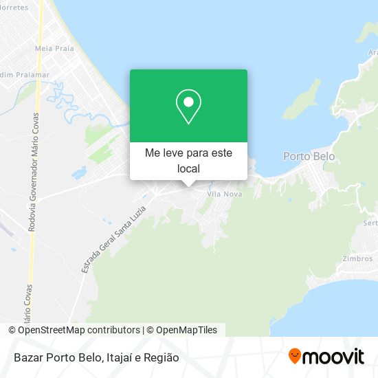 Bazar Porto Belo mapa