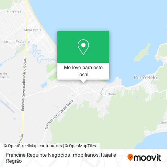 Francine Requinte Negocios Imobiliarios mapa