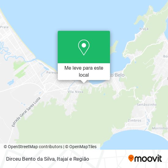 Dirceu Bento da Silva mapa