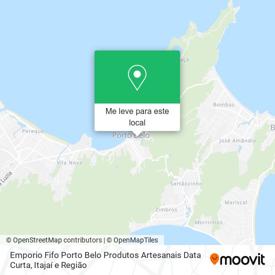 Emporio Fifo Porto Belo Produtos Artesanais Data Curta mapa