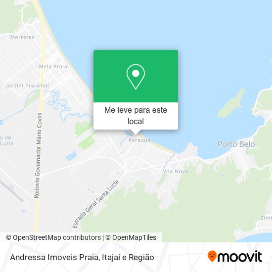 Andressa Imoveis Praia mapa