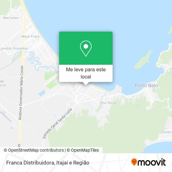 Franca Distribuidora mapa