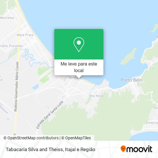 Tabacaria Silva and Theiss mapa
