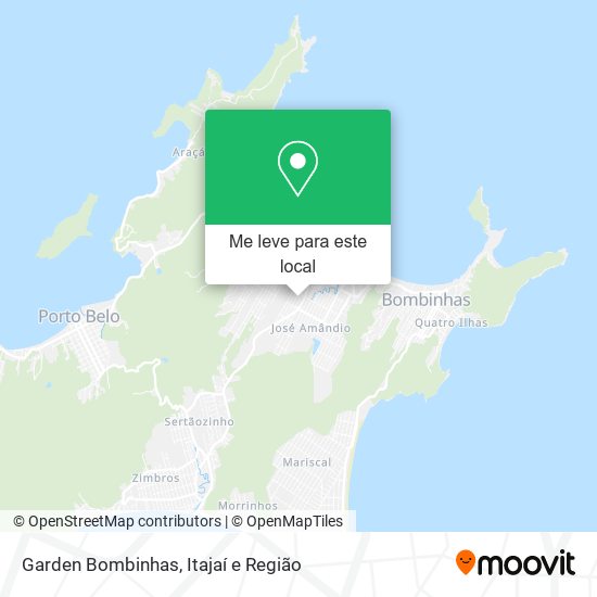 Garden Bombinhas mapa