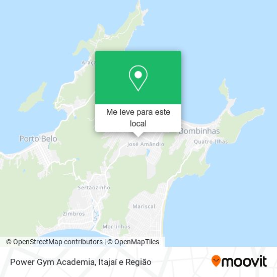 Power Gym Academia mapa