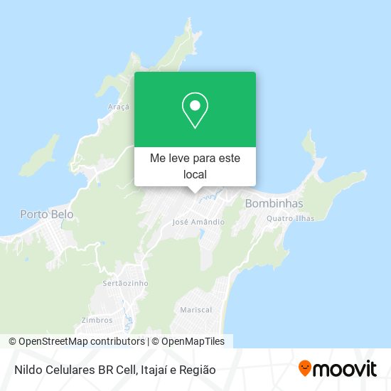 Nildo Celulares BR Cell mapa