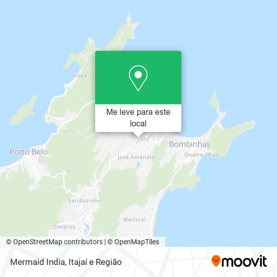 Mermaid India mapa