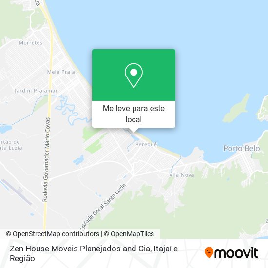 Zen House Moveis Planejados and Cia mapa
