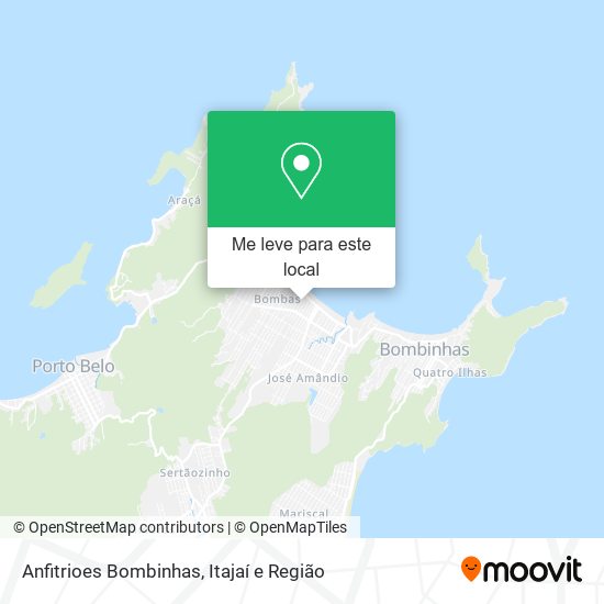 Anfitrioes Bombinhas mapa