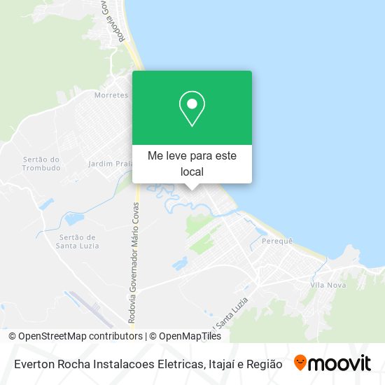 Everton Rocha Instalacoes Eletricas mapa