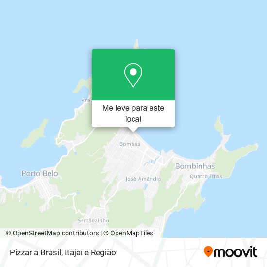Pizzaria Brasil mapa