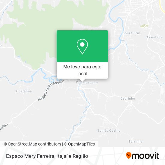 Espaco Mery Ferreira mapa