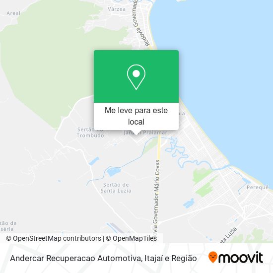 Andercar Recuperacao Automotiva mapa