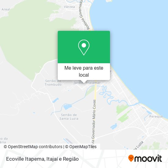Ecoville Itapema mapa