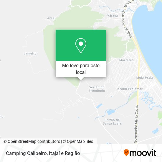 Camping Calipeiro mapa