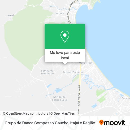 Grupo de Danca Compasso Gaucho mapa