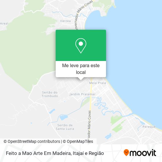 Feito a Mao Arte Em Madeira mapa