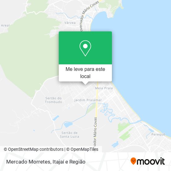Mercado Morretes mapa