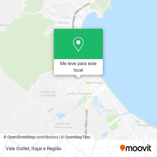 Vale Outlet mapa