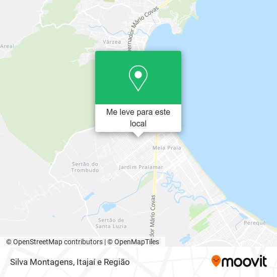 Silva Montagens mapa