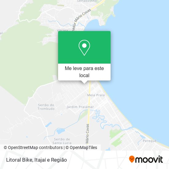 Litoral Bike mapa