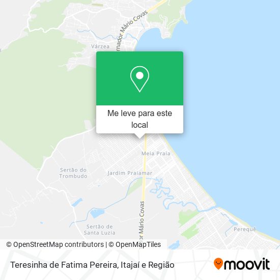 Teresinha de Fatima Pereira mapa