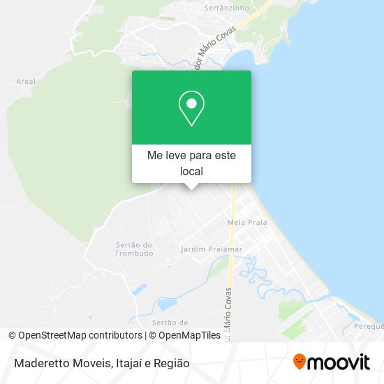 Maderetto Moveis mapa