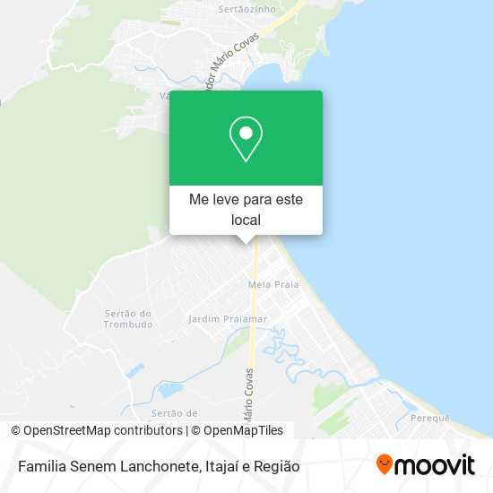 Familia Senem Lanchonete mapa