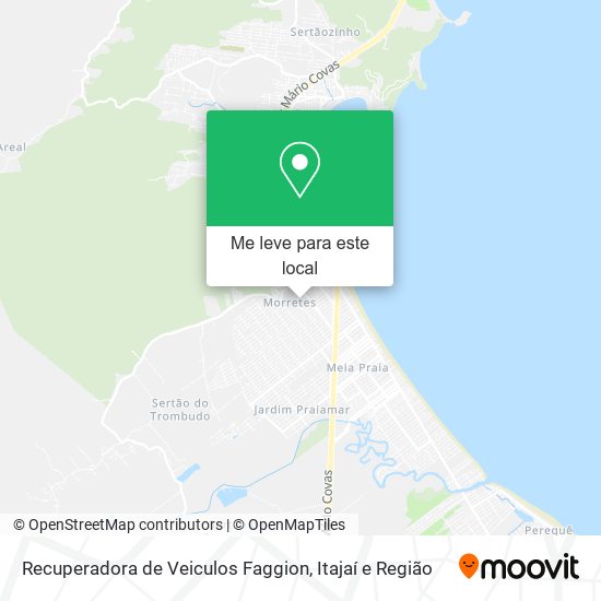Recuperadora de Veiculos Faggion mapa