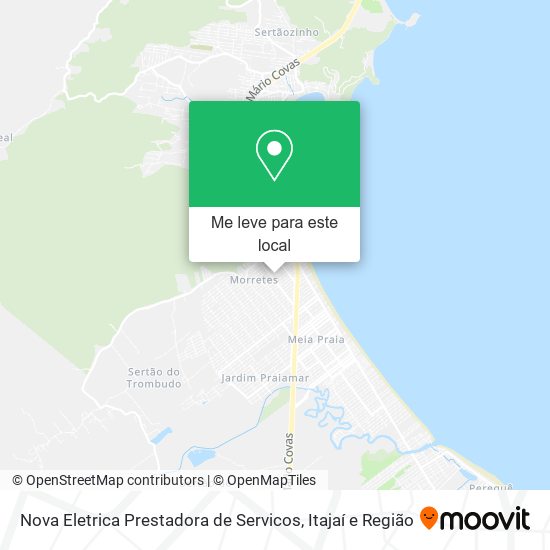 Nova Eletrica Prestadora de Servicos mapa