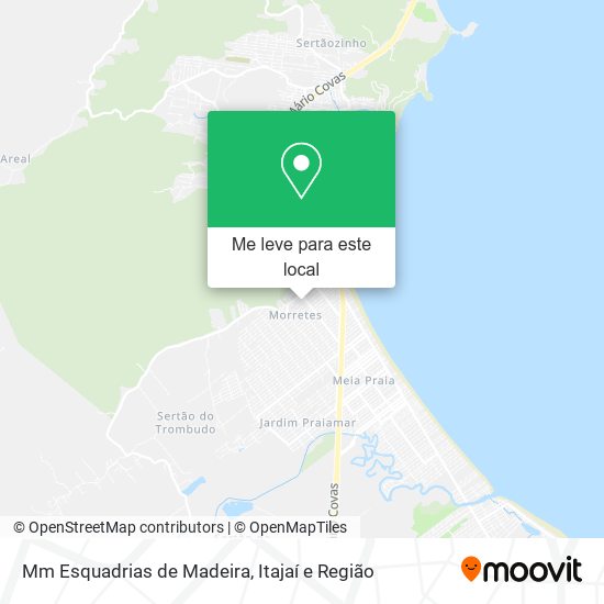 Mm Esquadrias de Madeira mapa