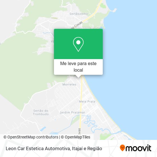 Leon Car Estetica Automotiva mapa