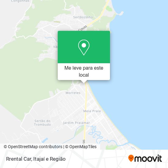 Rrental Car mapa