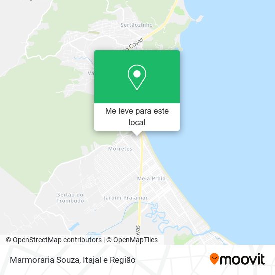 Marmoraria Souza mapa