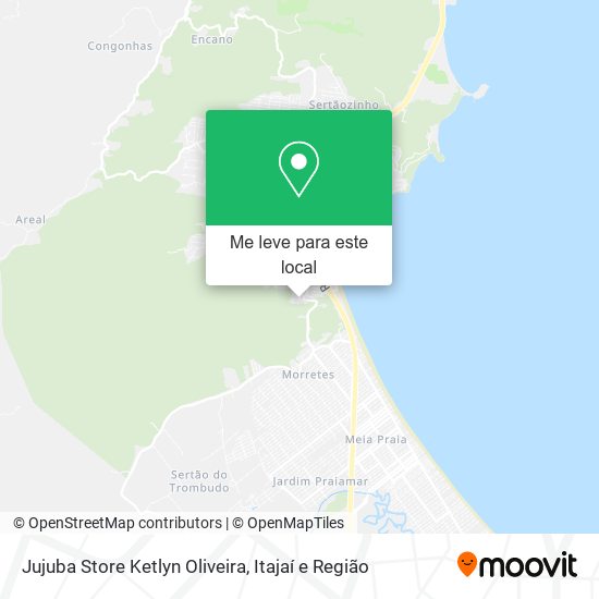 Jujuba Store Ketlyn Oliveira mapa