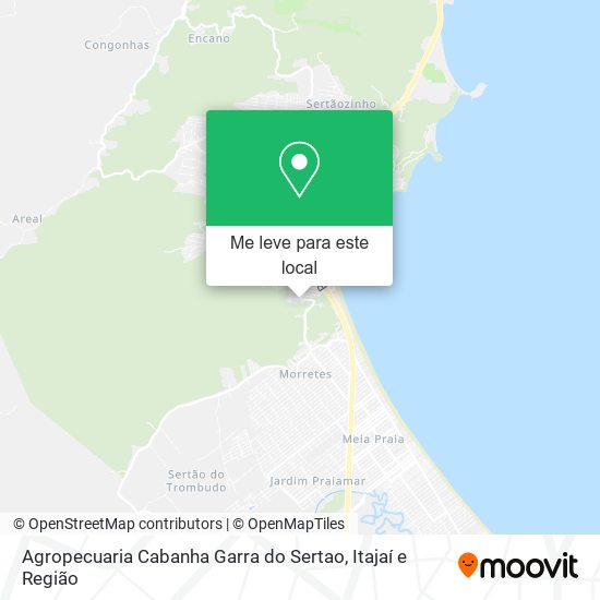 Agropecuaria Cabanha Garra do Sertao mapa
