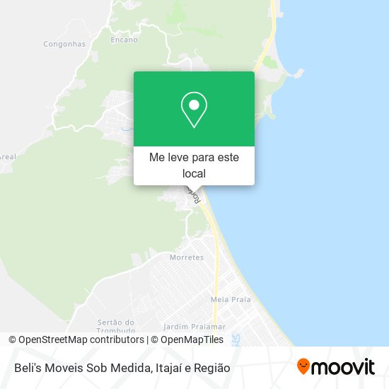 Beli's Moveis Sob Medida mapa