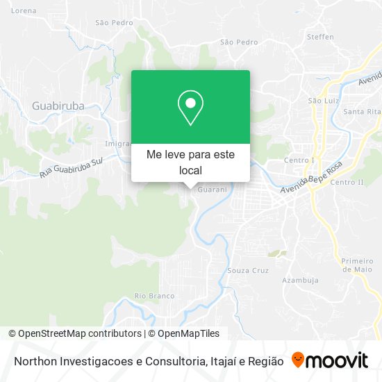 Northon Investigacoes e Consultoria mapa
