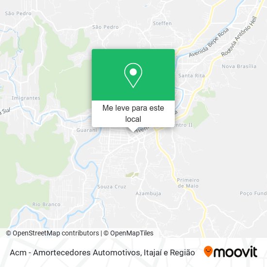 Acm - Amortecedores Automotivos mapa