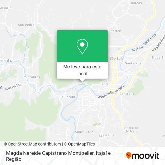 Magda Nereide Capistrano Montibeller mapa