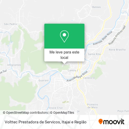 Volttec Prestadora de Servicos mapa